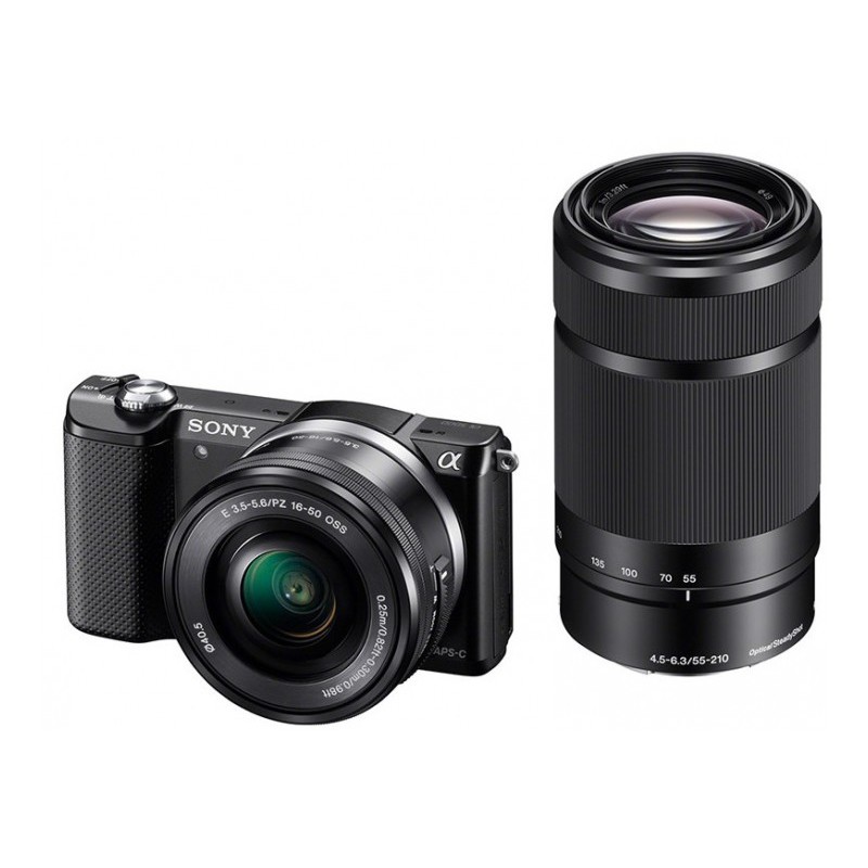 Sony Alpha A5000 + E 16-50mm + E 55-210mm